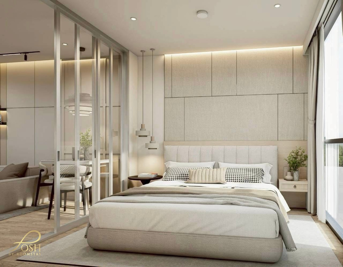 For SaleCondoPhuket : The Base Height Condo by Sansiri – Samkong, near Bangkok Hospital Newly renovated in Japandi style.