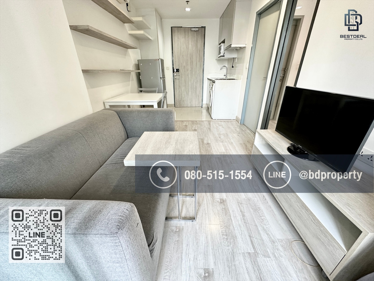 For RentCondoRama9, Petchburi, RCA : Bestdeal for rent Studio 22 sq m. Price 13,000/month only. Fully furnished and electrical appliances "IDEO MOBI RAMA 9" near MRT and Central Rama 9, only 80 m.