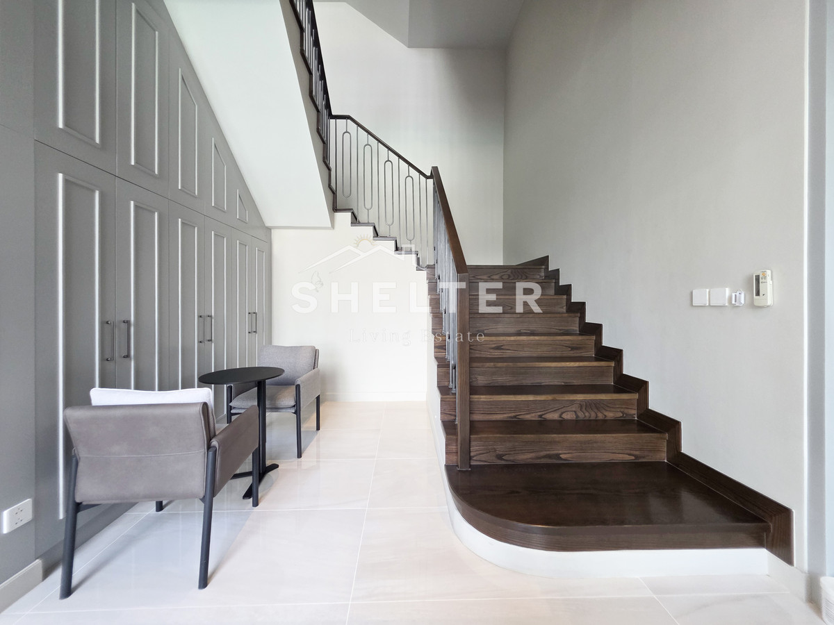 For RentHousePattanakan, Srinakarin : Single house ready for rent, Super Luxury, near Brighton International School | Wellington