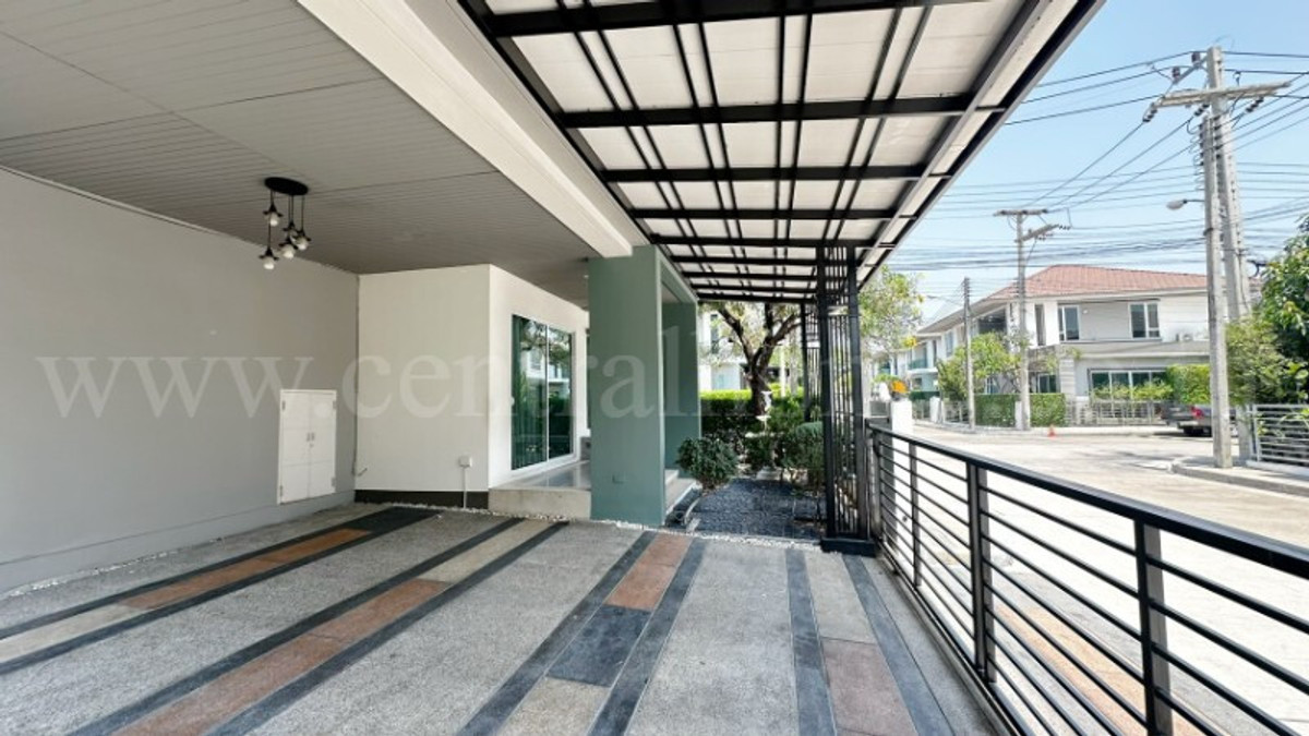 ขายบ้านปทุมธานี รังสิต ธรรมศาสตร์ : บ้านเดี่ยว ฮาบิเทีย บอนด์ ราชพฤกษ์ หลังมุม ต่อเติมครบ พร้อมอยู่