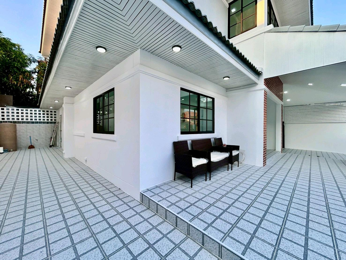 For SaleHouseNawamin, Ramindra : 2-storey detached house, beautifully decorated, ready to move in, location next to the road along Khlong Song. 
Price only 4,990,000 baht