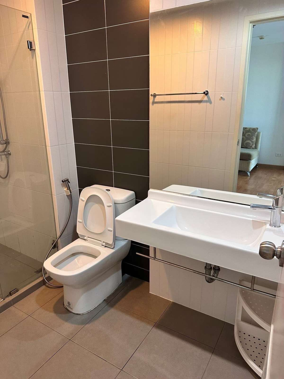 For RentCondoThaphra, Talat Phlu, Wutthakat : OMG2145  [ The President Sathorn - Ratchaphruek 1 ]  Large 1 Bedroom - Cheap RENT @ 1-Apr-26