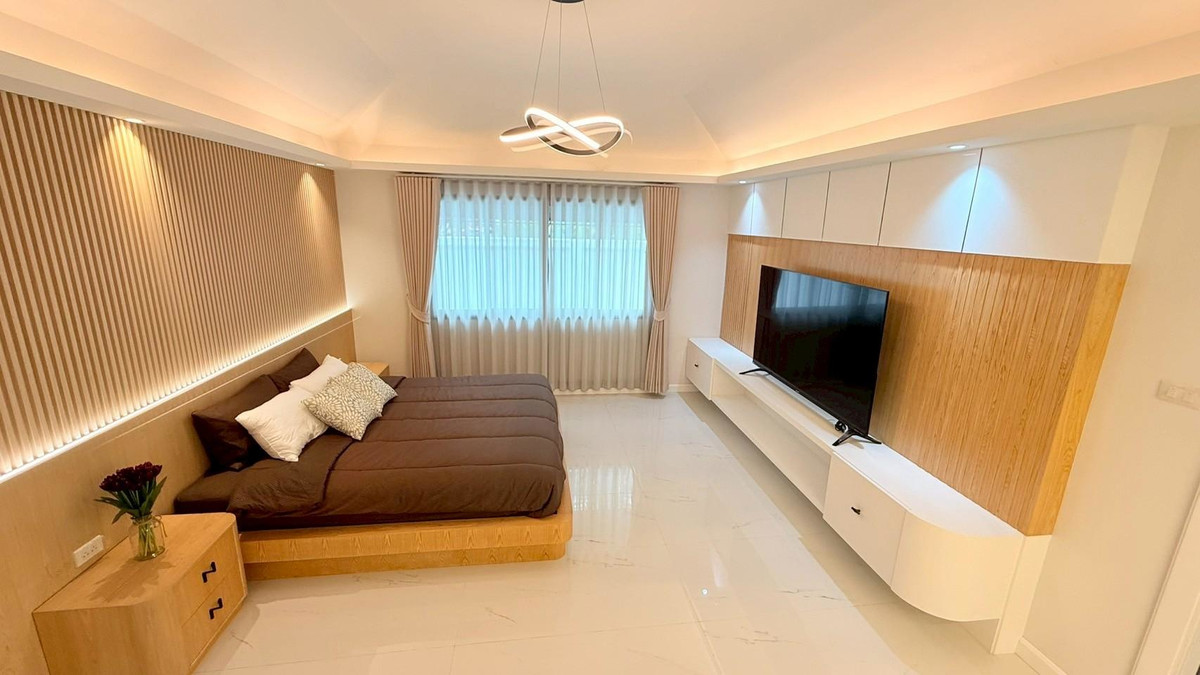 For SaleHousePattaya, Bangsaen, Chonburi : Detached House Nibbana Shade / 4 Bedrooms (FOR SALE) AM100