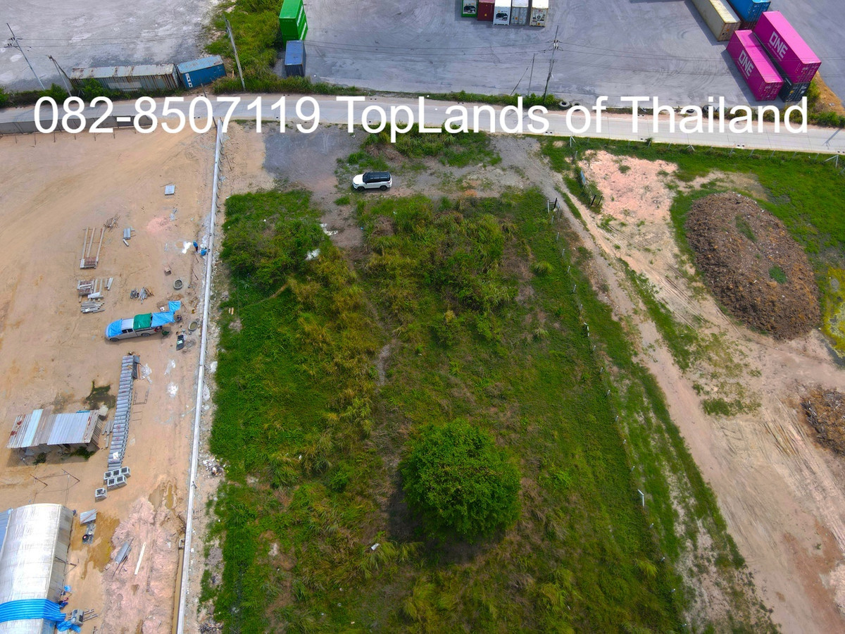 ขายที่ดินศรีราชา แหลมฉบัง บ้านบึง : ขาย ที่ดิน ศรีราชา แหลมฉบัง ผังสีม่วง (ใกล้ท่าเรือ และนิคมอุตสาหกรรม 2 แห่ง) เนื้อที่ 6 ไร่ ถนนกว้าง 8-12 m. เหมาะสร้าง โกดัง คลังสินค้า โรงงานอุตสาหกรรม