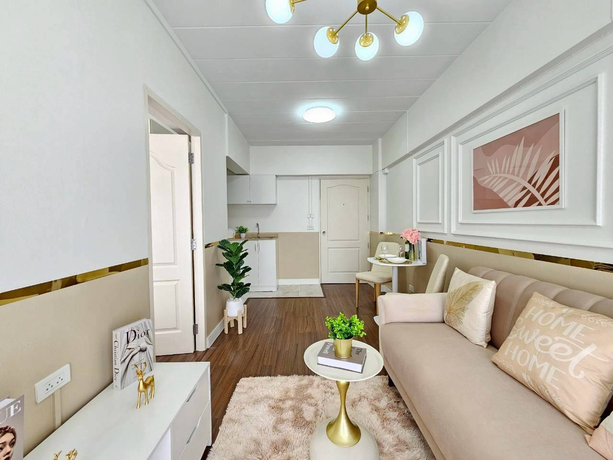 For SaleCondoChokchai 4, Ladprao 71, Ladprao 48, : Good location, near Big C Lat Phrao Very beautifully decorated, 1 bedroom, price 1.49 million, make an appointment to see the room 0925141987