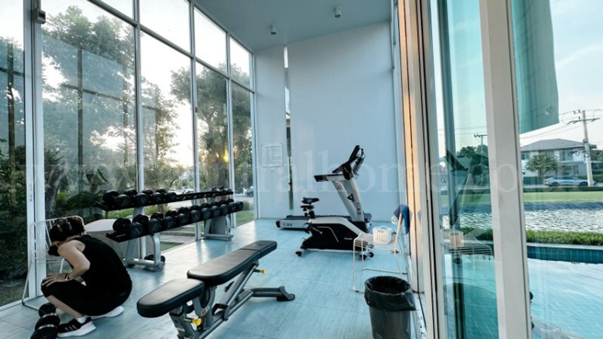 ขายบ้านปทุมธานี รังสิต ธรรมศาสตร์ : บ้านเดี่ยว ฮาบิเทีย บอนด์ ราชพฤกษ์ หลังมุม ต่อเติมครบ พร้อมอยู่