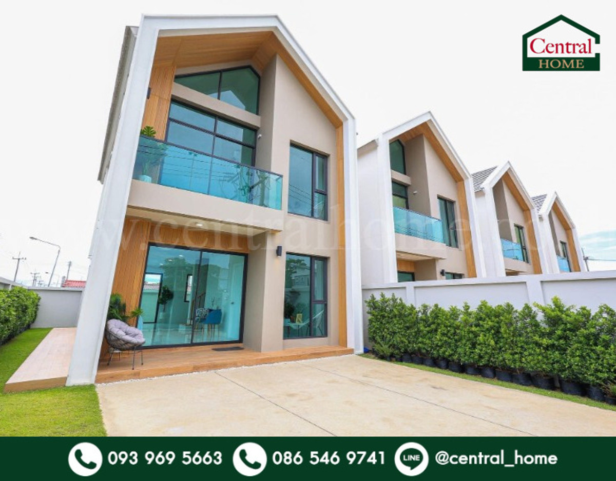 ขายบ้านนครปฐม : บ้านแฝด วีล่าโฮม สามพราน สไตล์นอร์ดิก