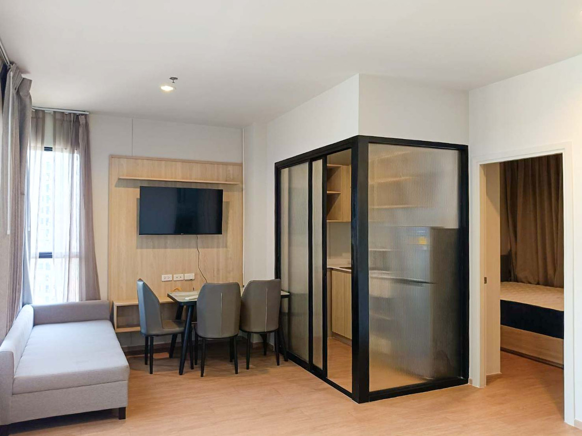 For RentCondoPathum Thani,Rangsit, Thammasat : Condo for Rent Common TU, 2 beds 1 bath 51 Sqm Fully Furnished Near Chiangrak Rd Thammasat Rangsit Khlong Luang Phaholyothin Expressway: KT26R-007