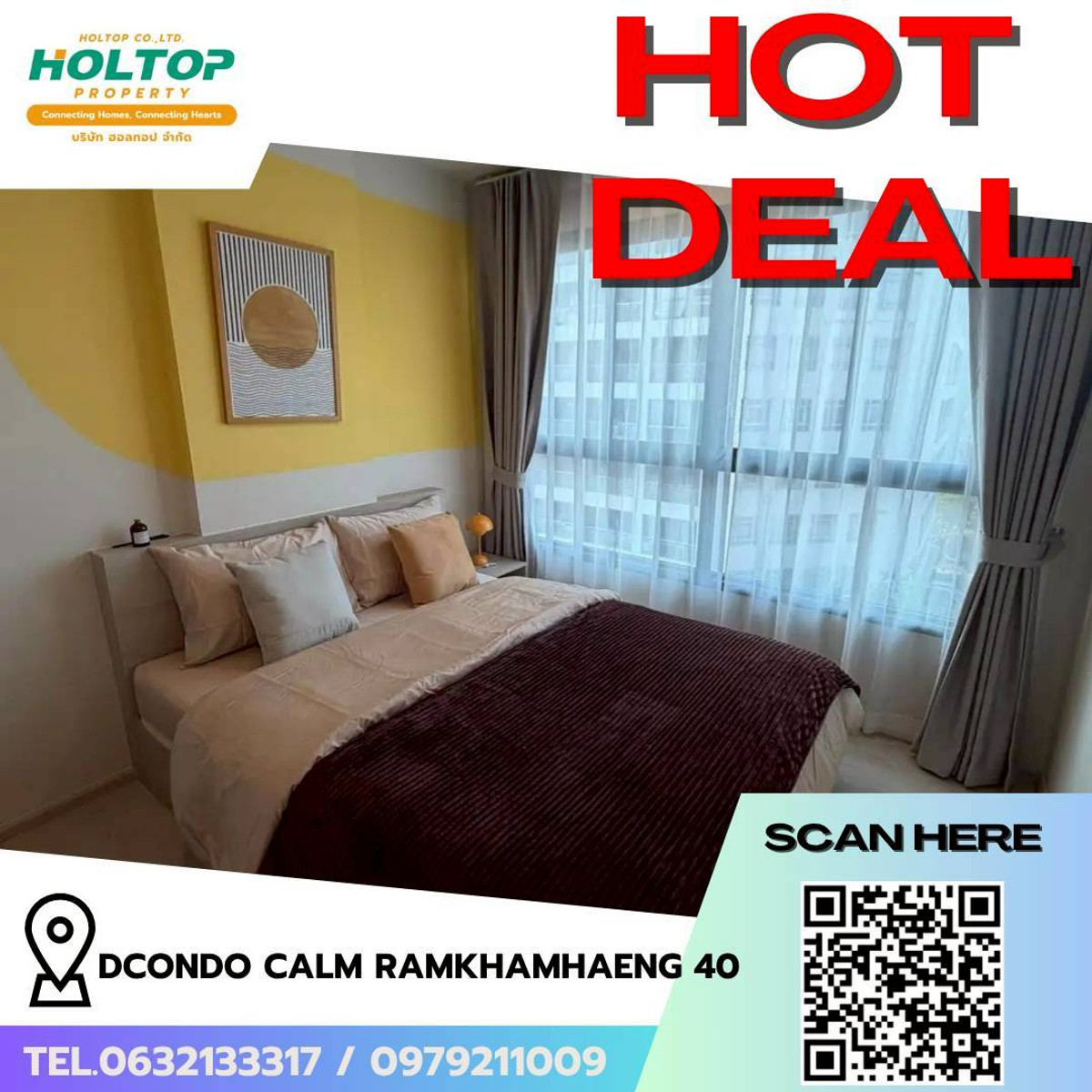 For RentCondoRamkhamhaeng, Hua Mak : #L202 🎉 Condo for rent dcondo calm Ramkhamhaeng 40 