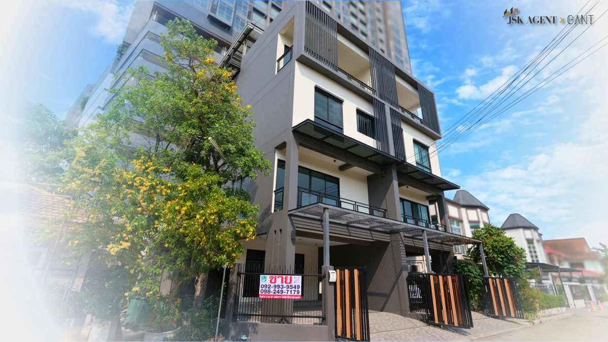 For SaleHome OfficeNonthaburi, Bang Yai, Bangbuathong : 3.5-Story Home Office in Narathip Village, near MRT Saimai Station (Gant-351)