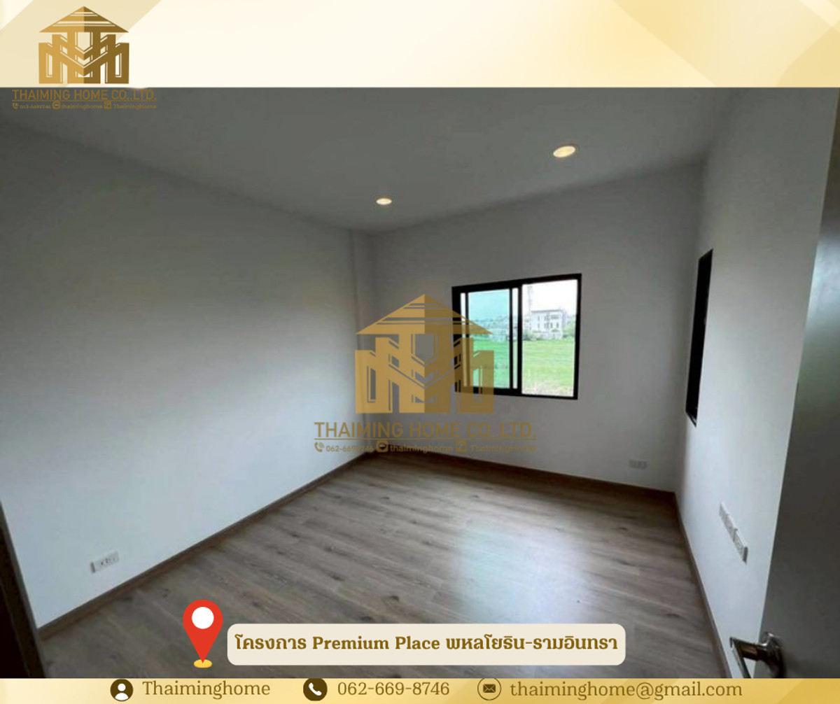 For RentTownhomeNawamin, Ramindra : 3-story townhome for rent, Premium Place Phahonyothin-Ramindra project. Next to Theparak Road (Property Code TT06-1426)