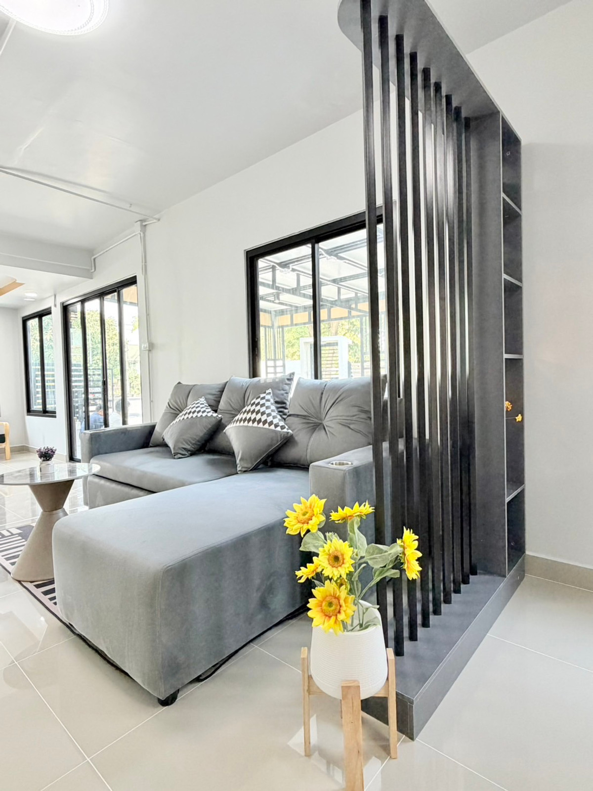 ขายนนทบุรี บางใหญ่ บางบัวทอง : ขายบ้านแฝด พฤกษา 14A หลังมุมติดสวน 53.3 ตร.ว. 5 นอน ครัวกว้าง ฟรีโอน