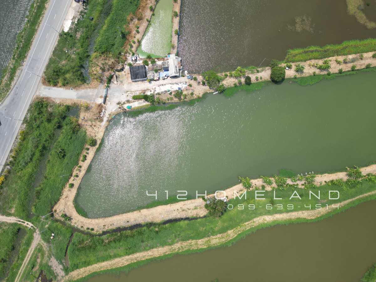 For SaleLandSamut Prakan,Samrong : Land for sale 52-3-0 rai, purple layout, Bang Phli Next to Suvarnabhumi Water Canal Suitable for factory development / Logistics Hub