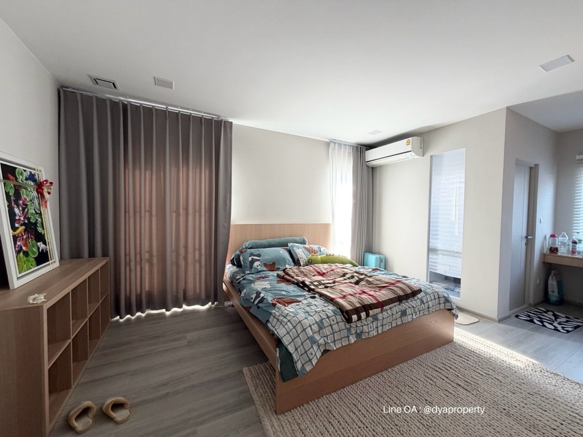 For RentNonthaburi, Bang Yai, Bangbuathong : 2-story semi-detached house for rent, Anya Westgate Village, house ready to move in. Can raise animals In Soi Wat Lat Pla Duk