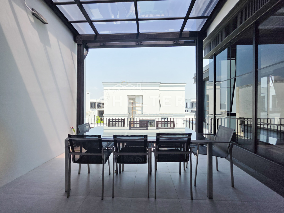 For RentHousePattanakan, Srinakarin : Single house ready for rent, Super Luxury, near Brighton International School | Wellington