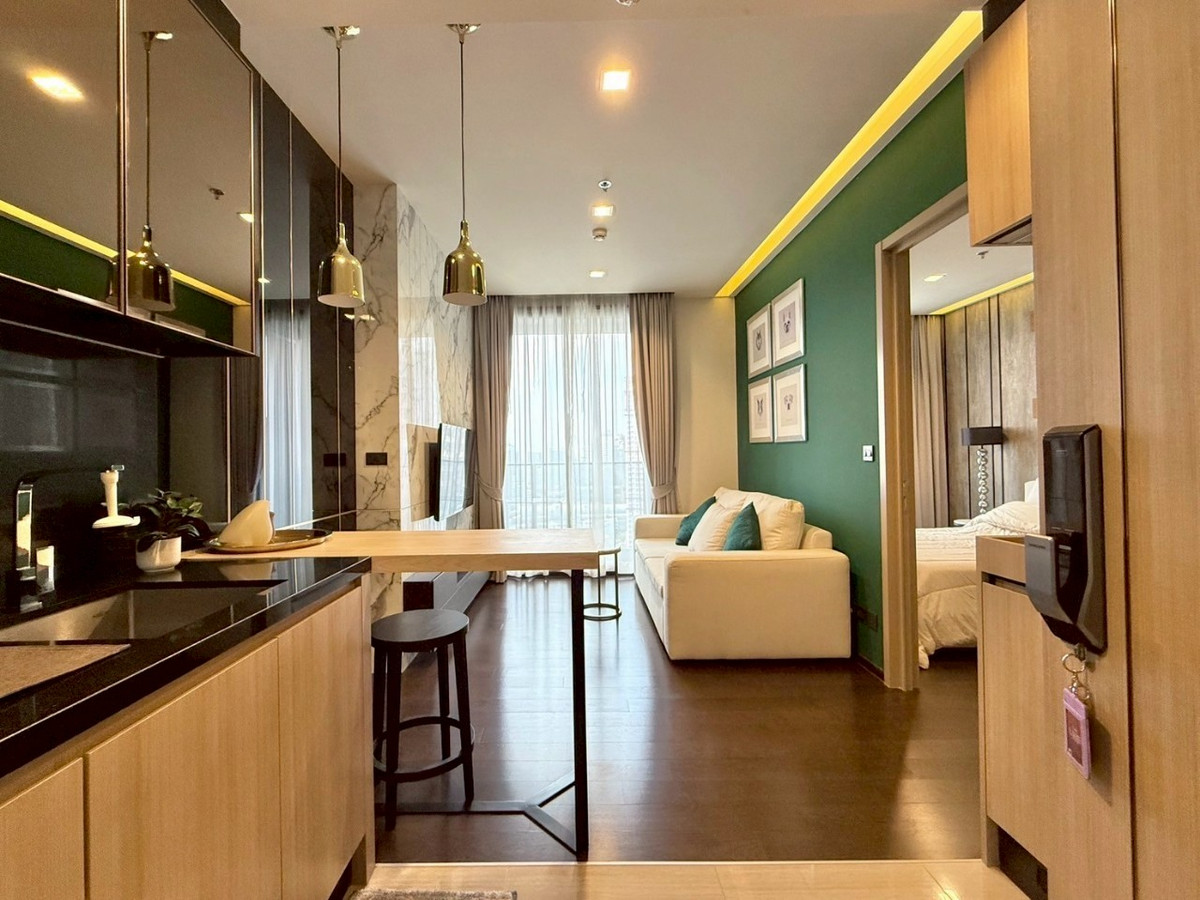 ให้เช่าคอนโดราชเทวี พญาไท : ห้องสวยมาก ราคาดีมาก ✨ ให้เช่า TheLine Ratchathewi ขนาด 1 ห้องนอน 35sqm เพียง 23,000/เดือน 📞สนใจชมห้อง 065-2614622 แทมมี่