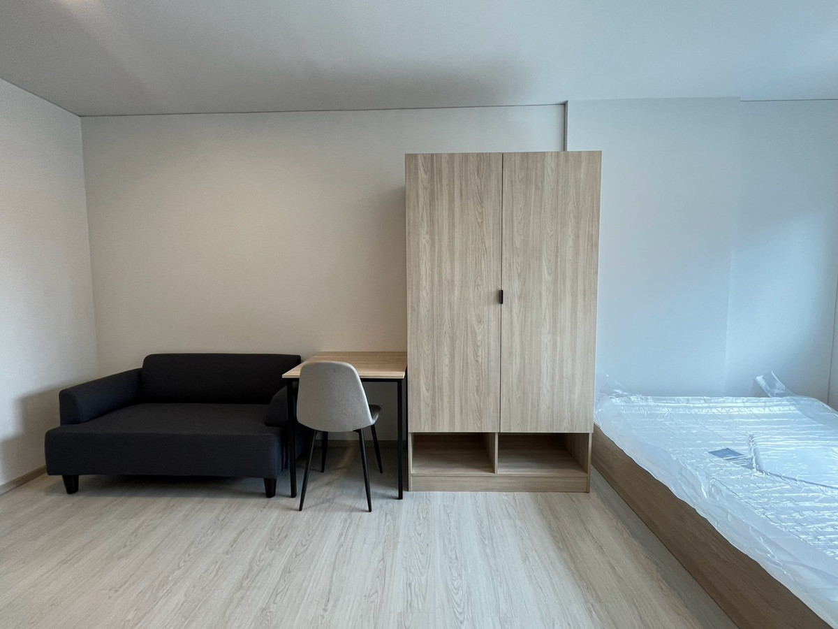 ให้เช่าคอนโดวิภาวดี ดอนเมือง หลักสี่ : คอนโดใหม่ ห้องว่างพร้อมเข้าอยู่ ตกแต่งครบทุกอย่าง (23 ตร.ม.) ราคา 7,500/เดือน ฟรีที่จอดรถ ฟรีค่าส่วนกลาง  