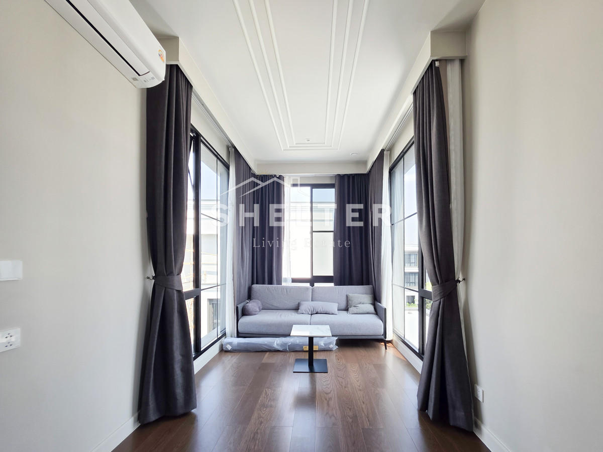 For RentHousePattanakan, Srinakarin : Single house ready for rent, Super Luxury, near Brighton International School | Wellington