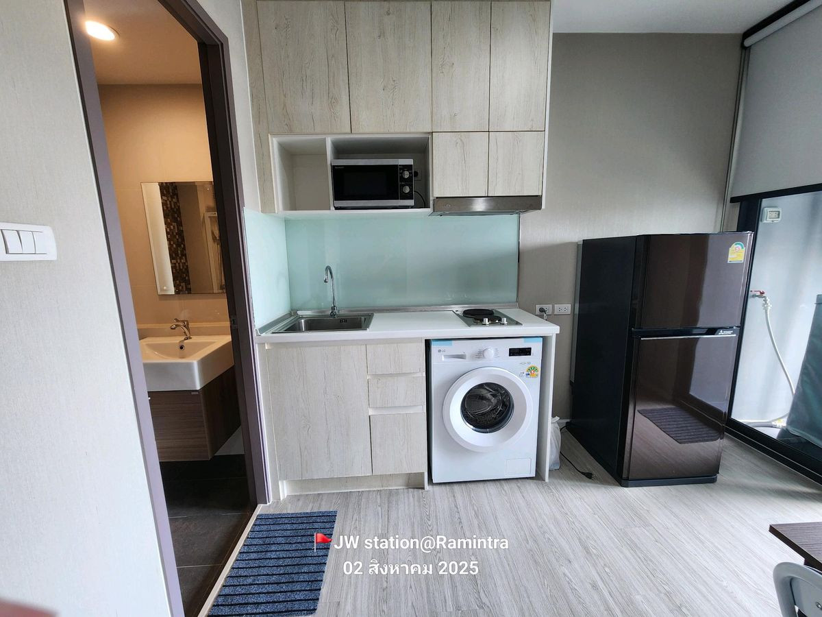 ให้เช่าคอนโดนวมินทร์ รามอินทรา : ปล่อยเช่าคอนโด เจดับบลิว สเตชั่น แอท รามอินทรา