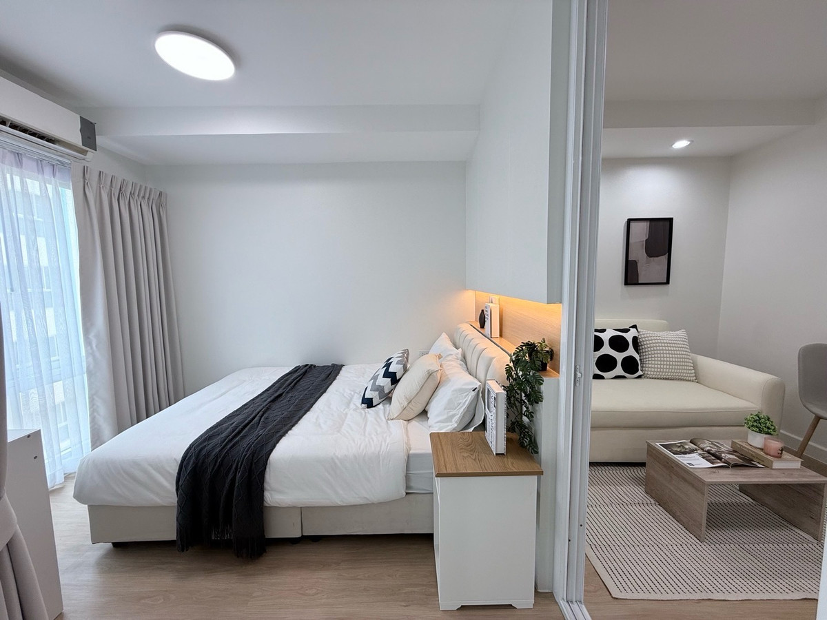 ขายคอนโดอ่อนนุช อุดมสุข : K-6834 ห้องตกแต่งใหม่  1 ห้องนอนเป็นสัดส่วน ✨️ ขายด่วน ❗The log 3 พร้อมอยู่