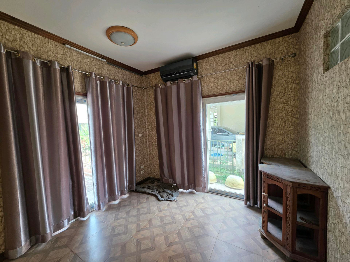 For SaleHousePathum Thani,Rangsit, Thammasat : 2-storey detached house for sale, 55 sq m, Chaiyaphruek Village 2, Tiwanon - Wongwaen, get a corner house, best price.