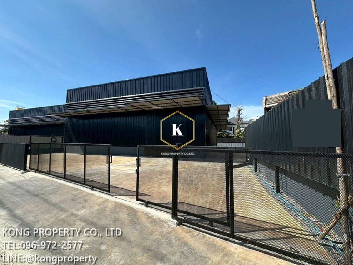 For RentWarehouseLadprao101, Happy Land, The Mall Bang Kapi : Warehouse for rent, Lat Phrao, Wang Thonglang, Bangkok, 400 sq m, near the Yellow Line.