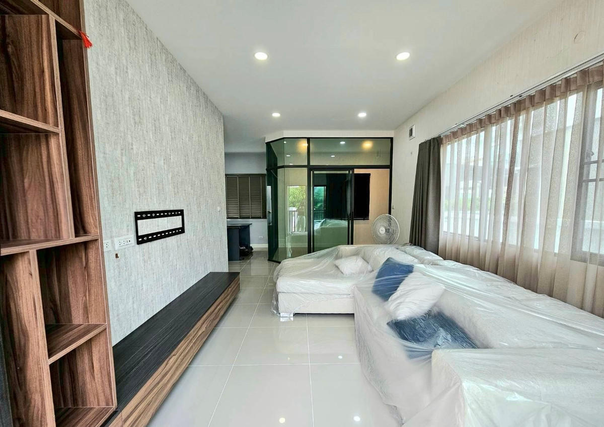 ขายนนทบุรี บางใหญ่ บางบัวทอง : ขายบ้านแฝดเพอร์เฟคพาร์ค ราชพฤกษ์-346 สไตล์บ้านเดี่ยว 38.1 ตร.ว. 4 นอน ฟรีเฟอร์ฯ