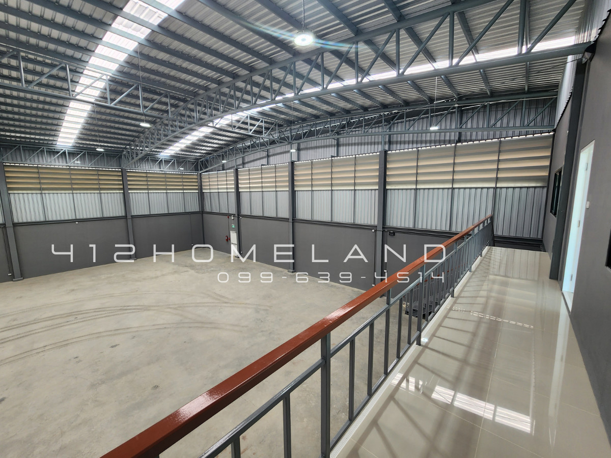 For RentWarehouseSamut Prakan,Samrong : Warehouse for rent, 873 sq m., 2-story office, area 1 rai, water and electricity ready, big cars can enter, easy to travel, Bang Bo, Samut Prakan.