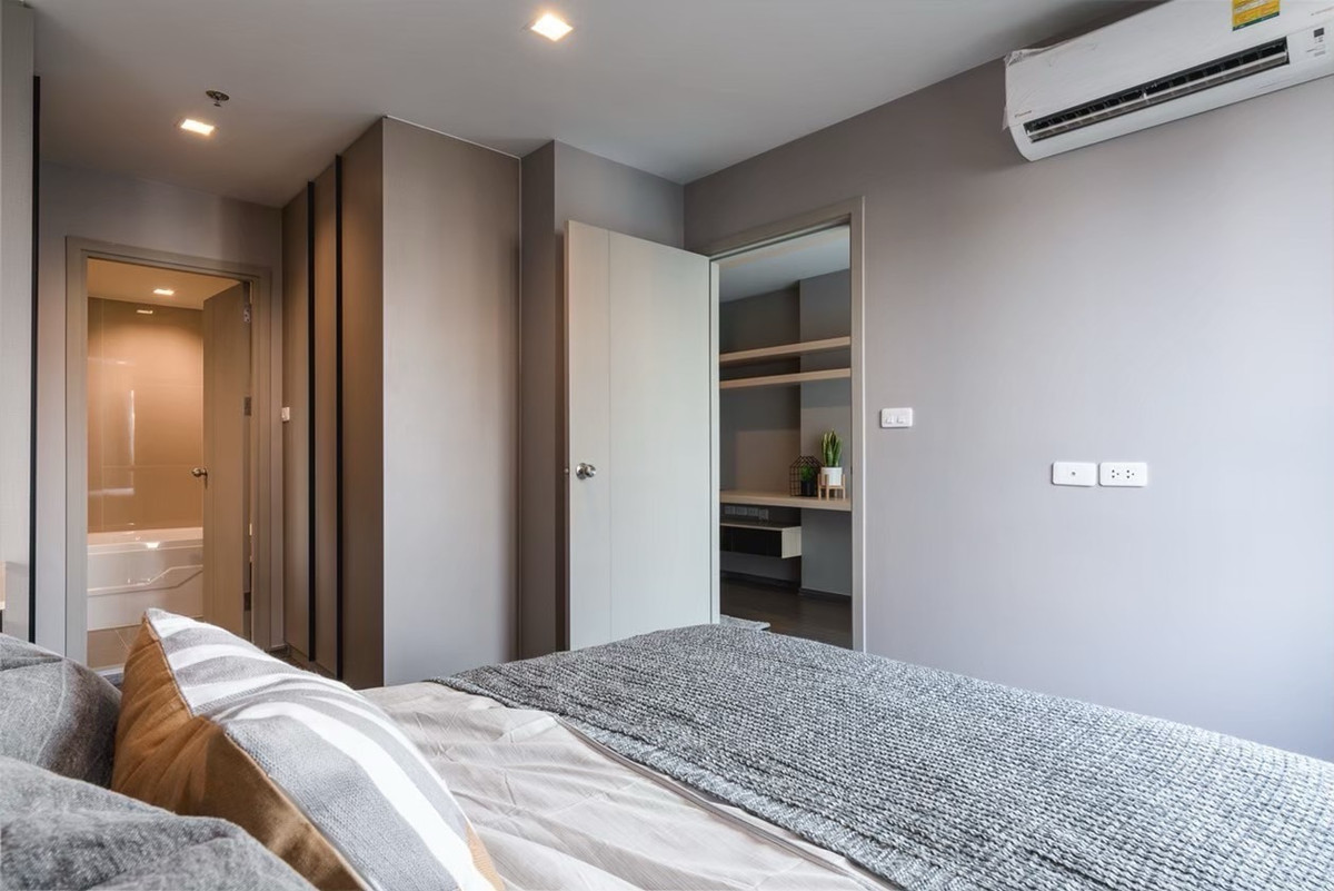 For RentCondoOnnut, Udomsuk : Very beautiful room, next to BTS Rent 19,000 Baht + Bath Tub IDEO Sukhumvit 93“ 30 meters to BTS Bang Chak