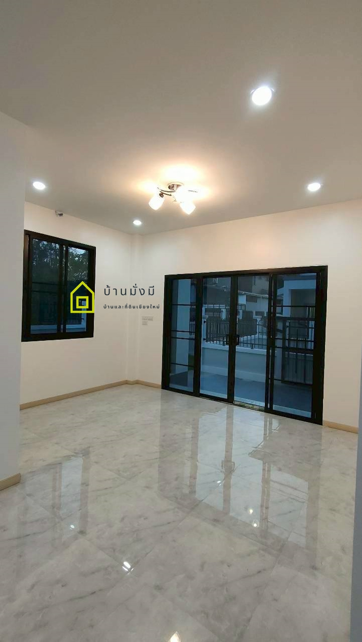 For SaleHouseChiang Mai : 2-story detached house near Maejo University (2 kilometers from Maejo University), Wat Mongkol Setthi intersection zone.