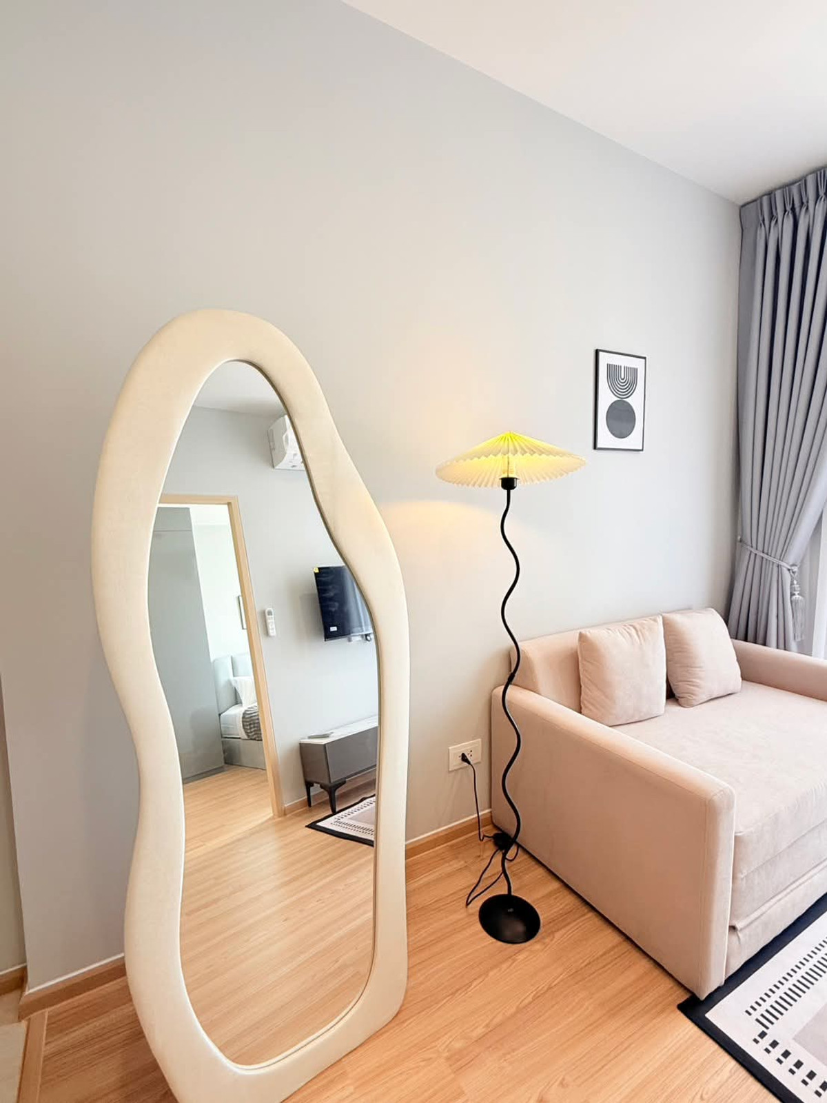 For RentCondoOnnut, Udomsuk : Condo for rent Skyruse Avenue Sukhumvit 64 (BTS Punnawithi 450 meters) ready to move in.