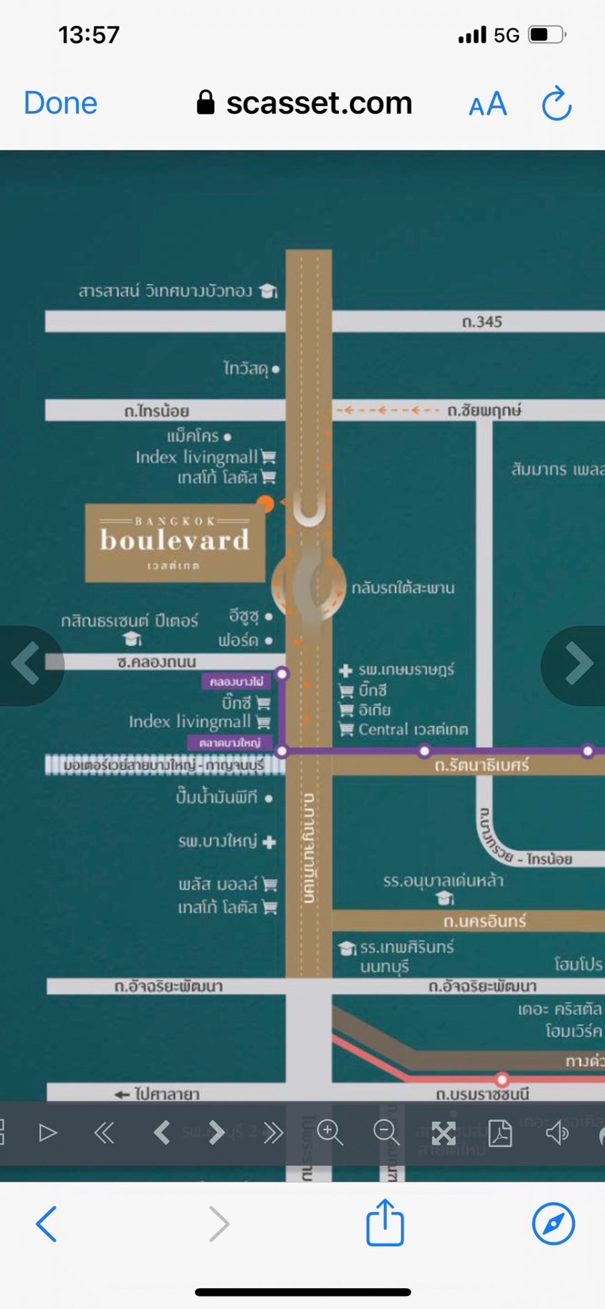 For RentHouseNonthaburi, Bang Yai, Bangbuathong : Luxurious detached house for rent 🏠 Bangkok Boulevard Westgate: SC Asset premium project, rental price only 55,000 baht per month