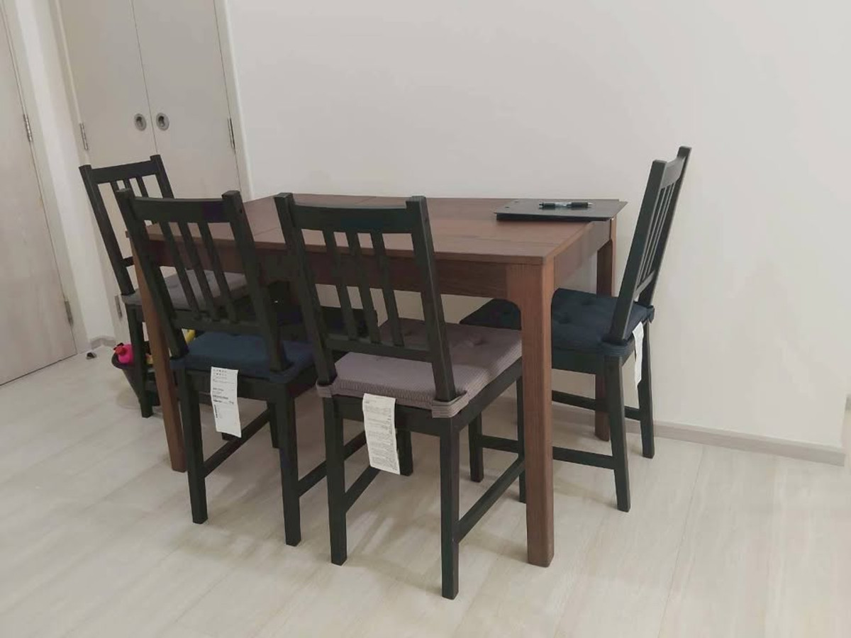 For RentCondoRama9, Petchburi, RCA : Room available, ready to move in, 2 bedroom condo for rent, near MRT Phetchaburi, Life Asoke, convenient location, walkable, near MRT Phetchaburi, Airport Link Makkasan.