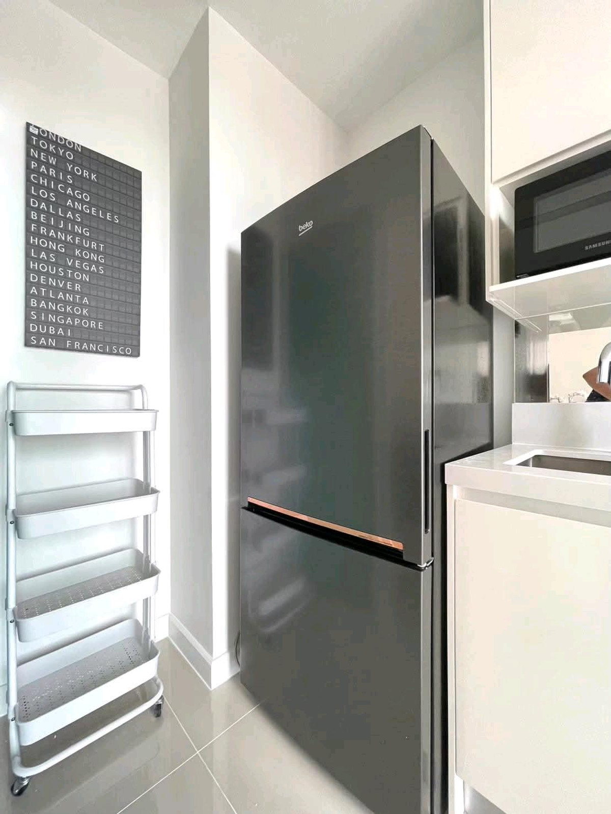 For RentCondoOnnut, Udomsuk : 🚩For Rent : The Sky sukhumvit / Available April 16,26 / 35 Sqm. / Fully Furnished