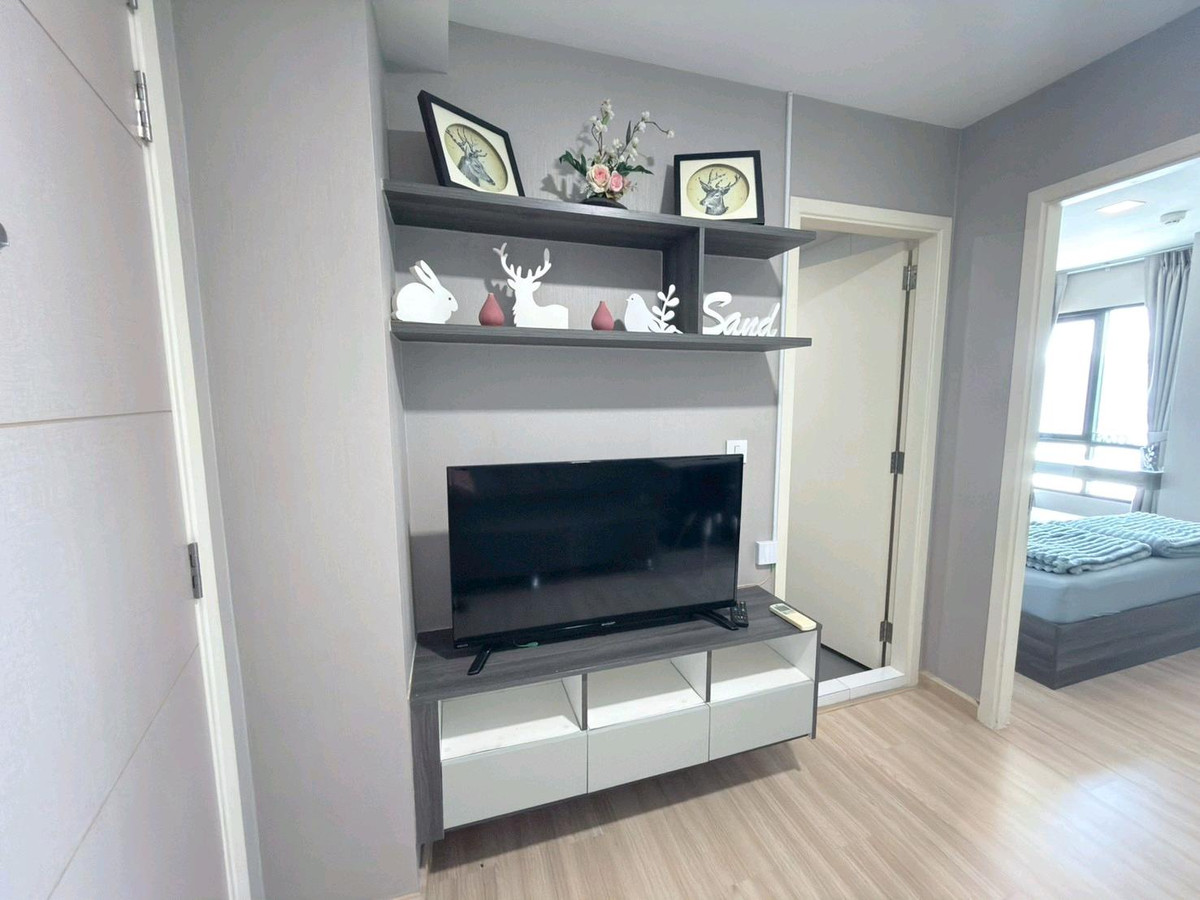 For RentCondoVipawadee, Don Mueang, Lak Si : 📣 Condo for rent Knightsbridge Sky City Saphan Mai 🏢 next to BTS Sai Yut 0 M. Corner room next to fire escape stairs, special plan with complete furniture and electrical appliances, only 11,000/month ‼️