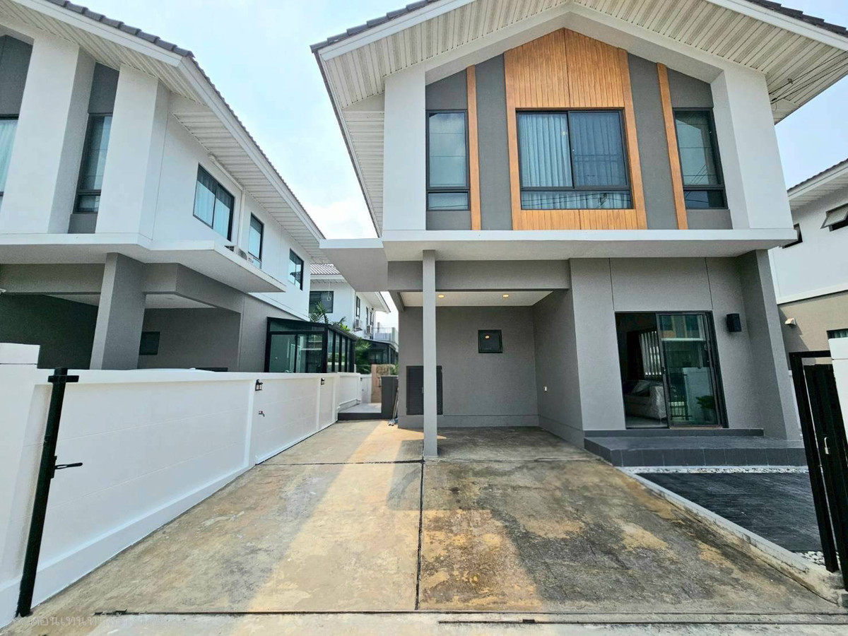 ขายนนทบุรี บางใหญ่ บางบัวทอง : ขายบ้านแฝดเพอร์เฟคพาร์ค ราชพฤกษ์-346 สไตล์บ้านเดี่ยว 38.1 ตร.ว. 4 นอน ฟรีเฟอร์ฯ