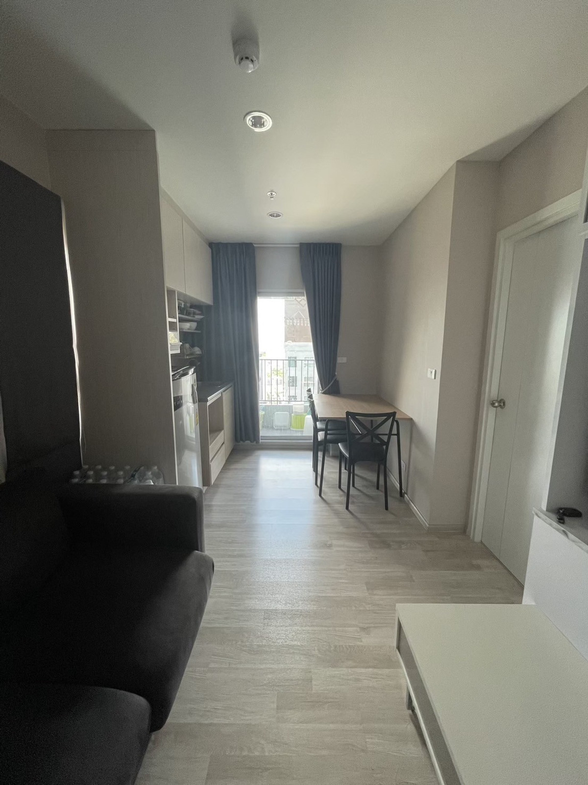 For SaleCondoRama9, Petchburi, RCA : Beautiful corner room, high floor, 26.58 sq m. Best price!!⭐Plum Condo Ramkhamhaeng Station