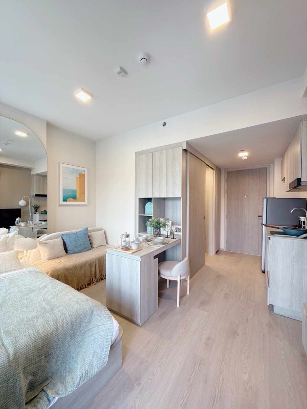 For SaleCondoKasetsart, Ratchayothin : 𝐂𝐎𝐁𝐄 Kaset Sripatum 𝐅𝐑𝐄𝐄 down payment 𝐎 baht, installments 𝟗,𝟓𝟎𝟎/month, new room from the project, best price.