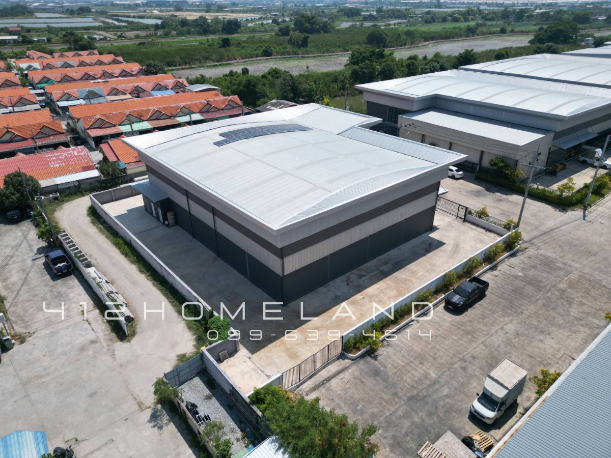 For RentWarehouseSamut Prakan,Samrong : Warehouse for rent, 873 sq m., 2-story office, area 1 rai, water and electricity ready, big cars can enter, easy to travel, Bang Bo, Samut Prakan.