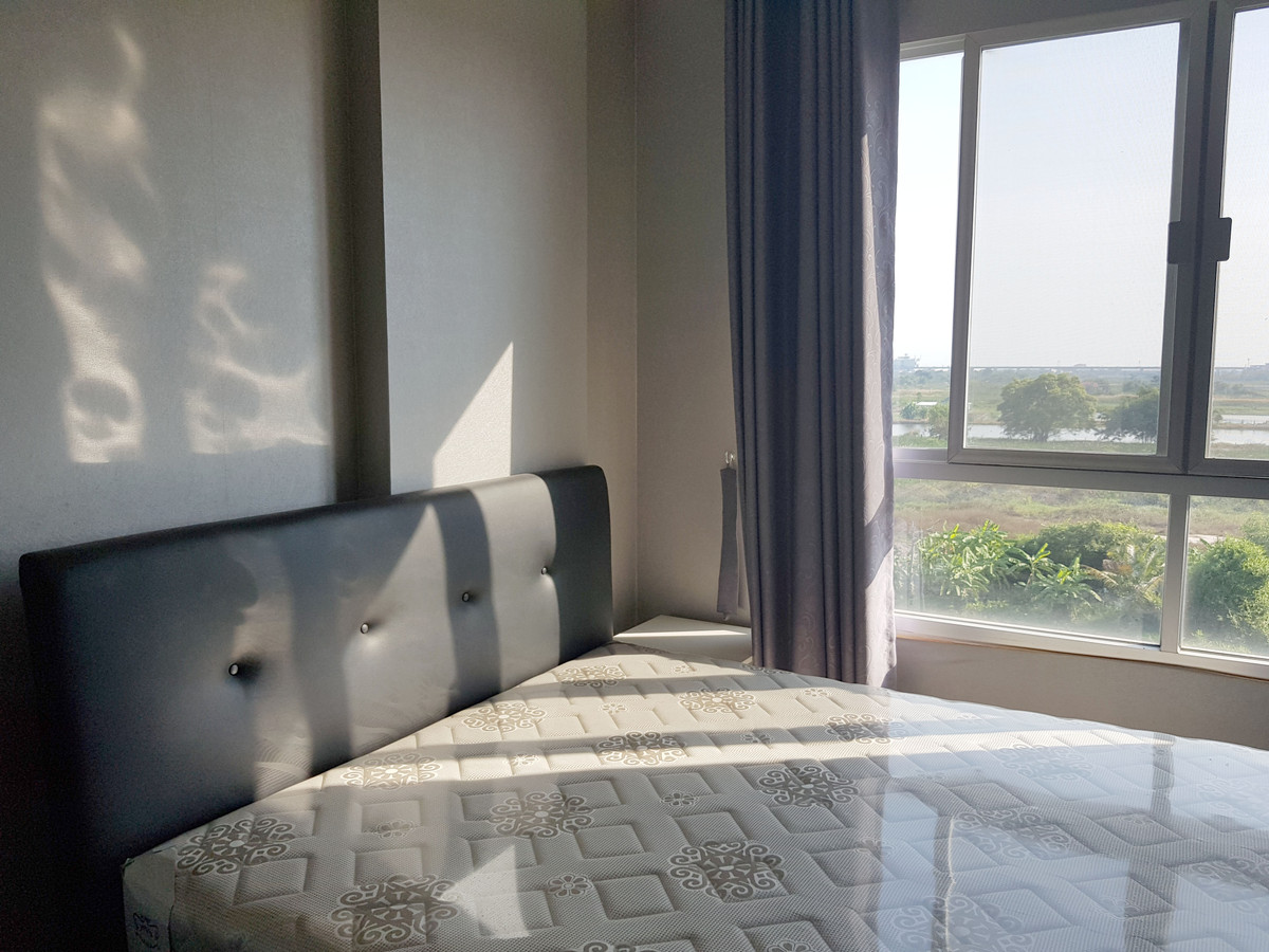 For RentCondoBangna, Bearing, Lasalle : For rent, D Condo Campus Resort Bangna, near ABAC University, size 30 sq m., Building C, 6th floor.