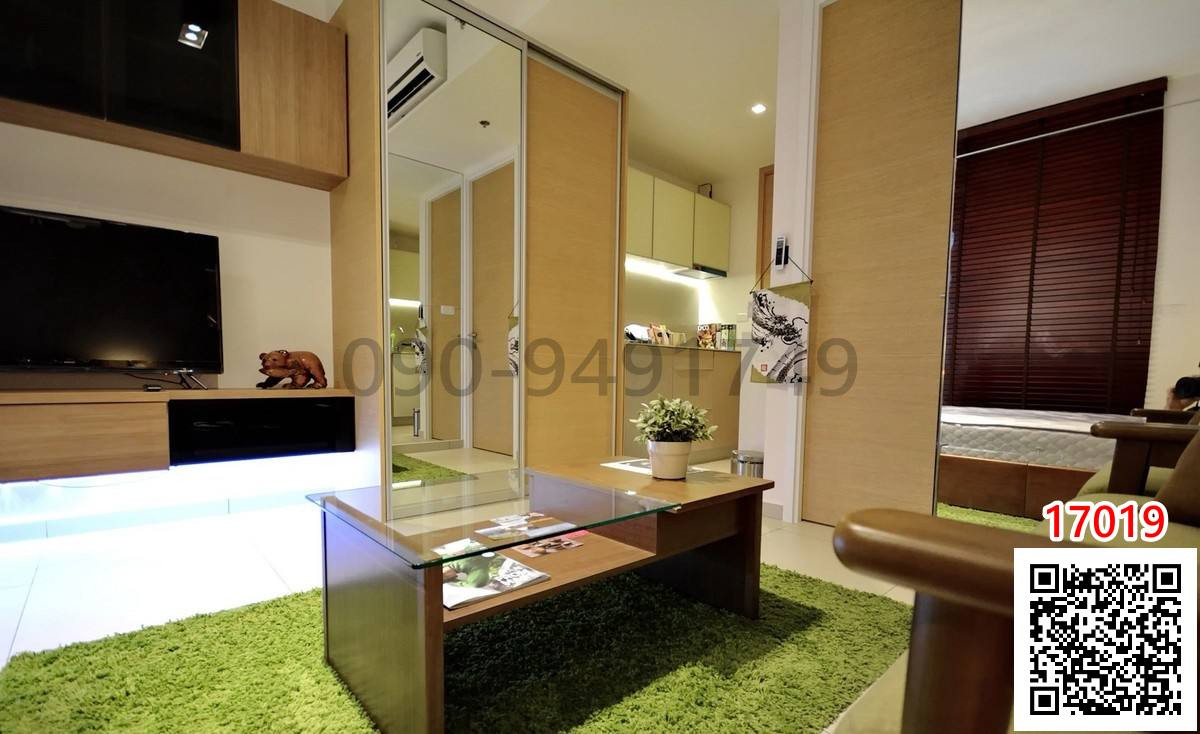 For SaleCondoSukhumvit, Asoke, Thonglor : Condo for sale: Lofts Ekkamai, large studio room, only 190 meters from BTS Ekkamai.