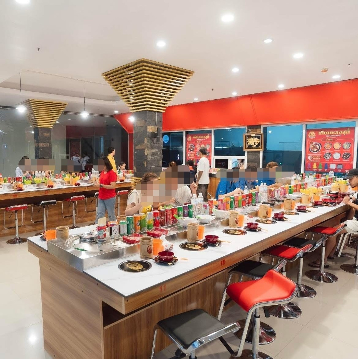 เซ้งร้านค้า/ตลาดนัดสมุทรปราการ สำโรง : เซ้งร้านชาบูหมาล่า-สายพาน ติดถนนบางนา-ตราด ใต้โรงแรมชัย บางบ่อ ใกล้ๆมีหอพักจำนวนมาก