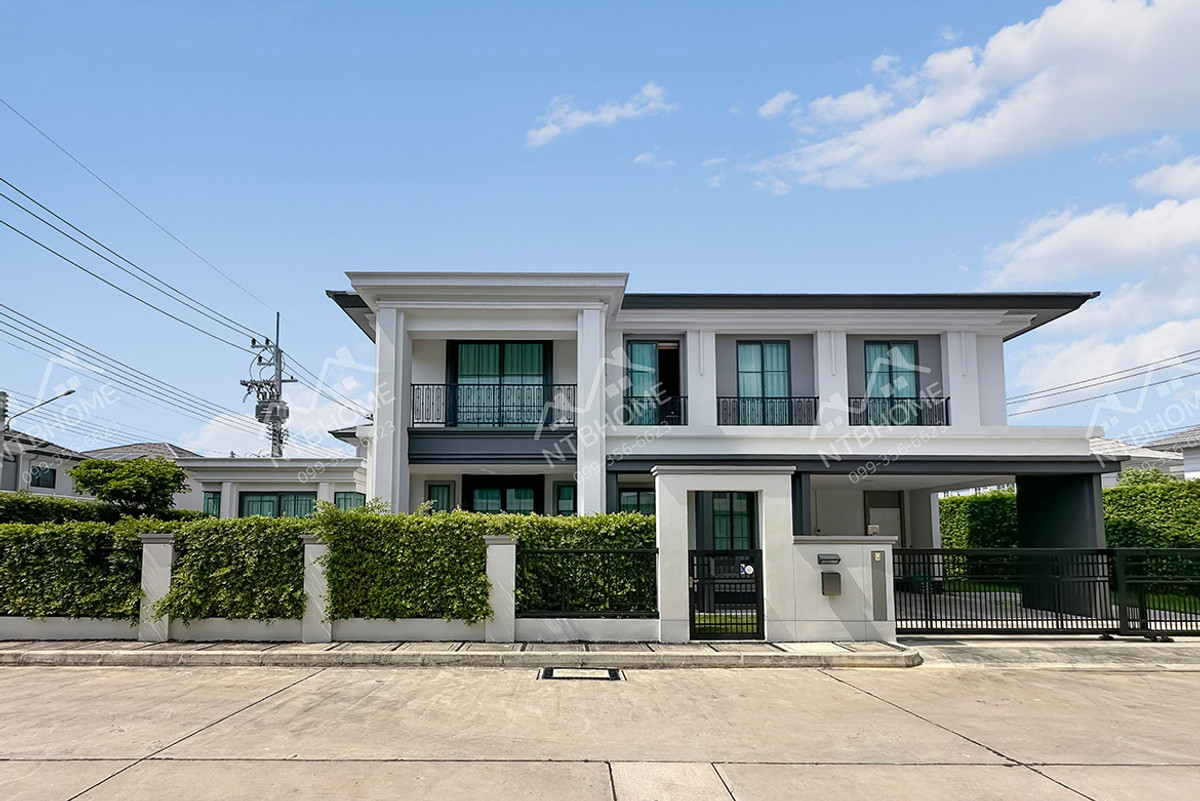 ขายบ้านปทุมธานี รังสิต ธรรมศาสตร์ : เศรษฐสิริ กรุงเทพ – ปทุมธานี แปลงมุม พร้อมอยู่ ใกล้ทางด่วนศรีสมาน