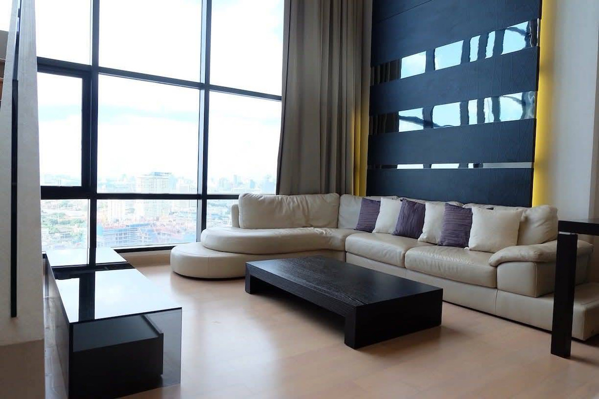 For RentCondoWongwianyai, Charoennakor : Condo for rent: Urbano Absolute Sathorn-Taksin, Duplex room, Chao Phraya River view. Fully furnished Ready to move in