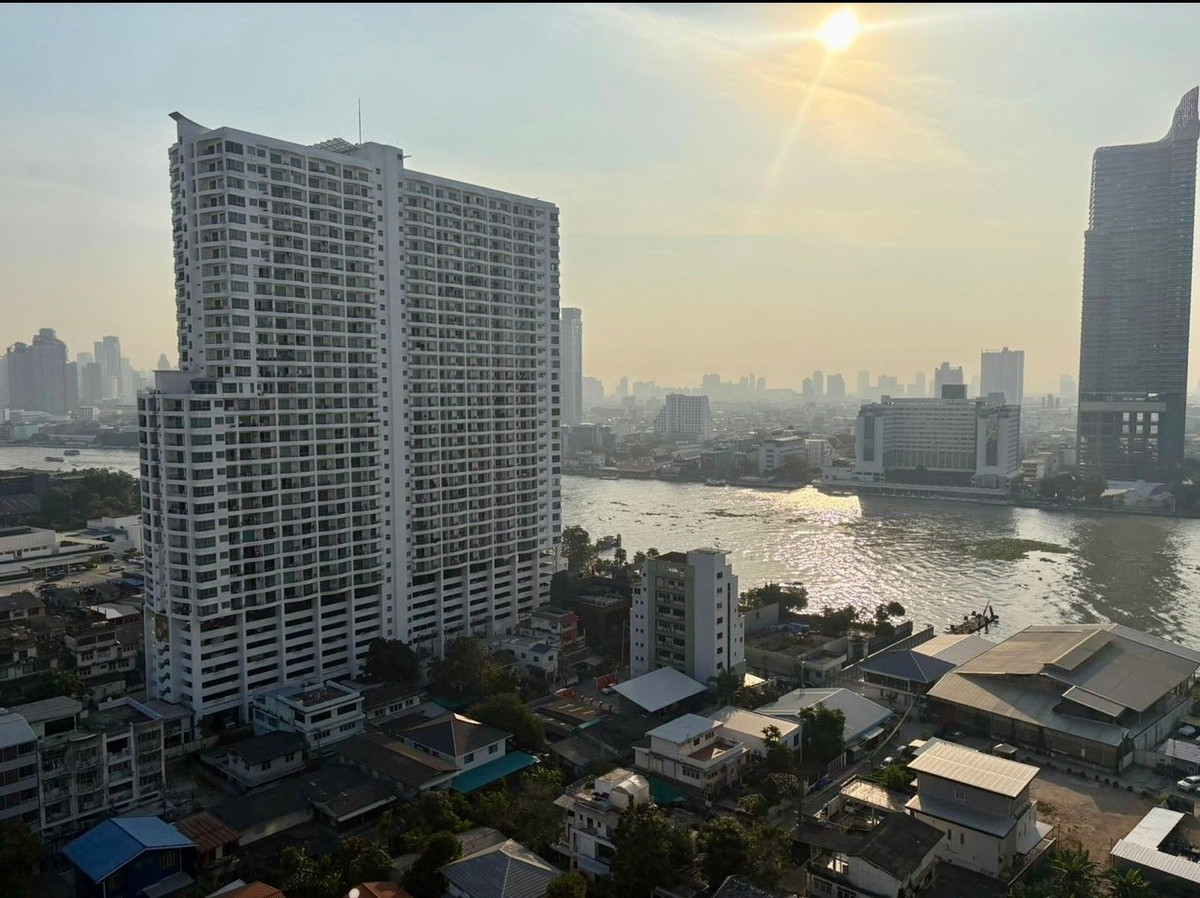 For RentCondoWongwianyai, Charoennakor : ปล่อยเช่าคอนโดหรูริมน้ำเจ้าพระยา วิวแม่น้ำแบบเต็มตา ไม่มีตึกบัง  Watermark Chaophraya 