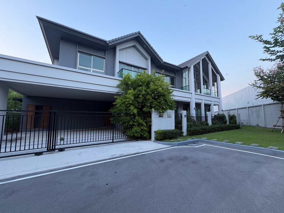 For SaleHouseSeri Thai, Ramkhamhaeng Nida : 📌Bangkok Signature house for sale, Serithai corner plot, special price, much lower than cost.