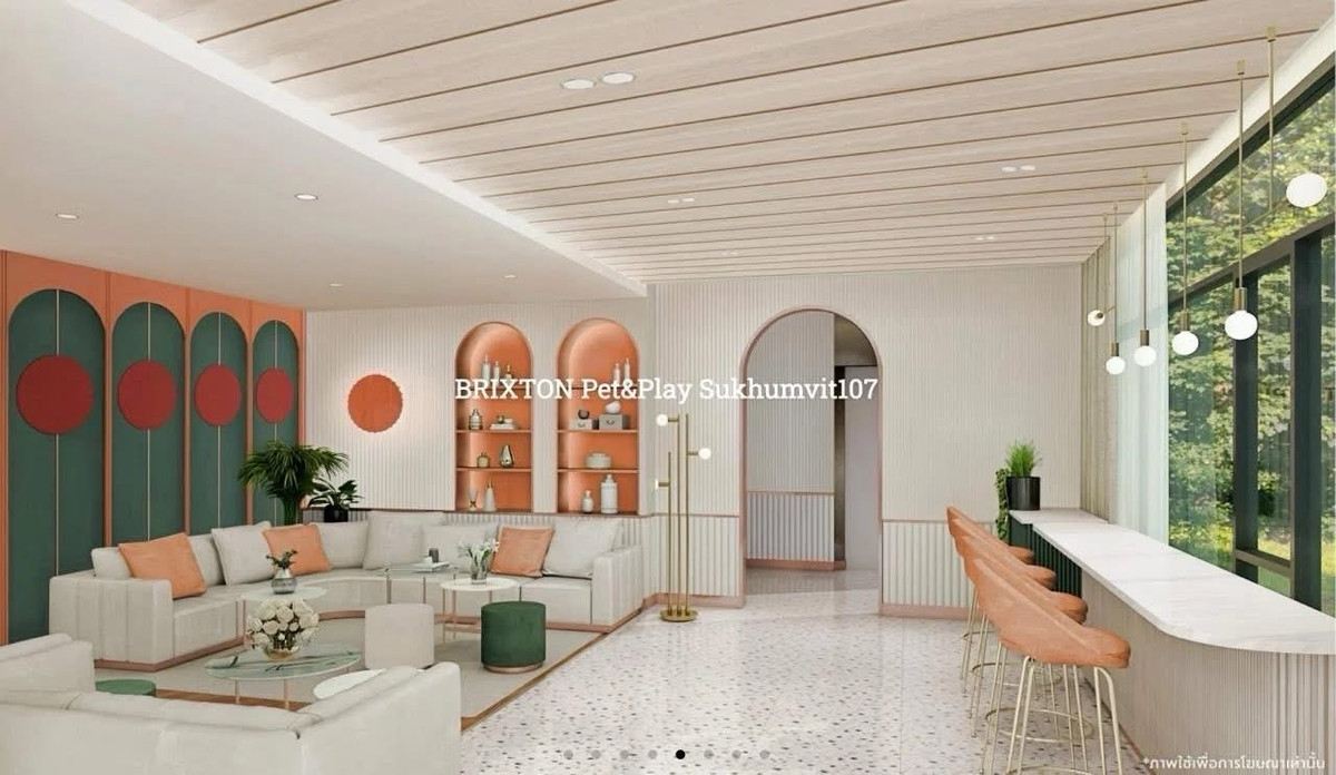 ให้เช่าคอนโดบางนา แบริ่ง ลาซาล : ✨🐶 เลี้ยงสัตว์ได้ ห้องมุม Private ใกล้ BTS แบริ่ง 550 ม. | Brixton Pet & Play Sukhumvit 107 🐾🏙️