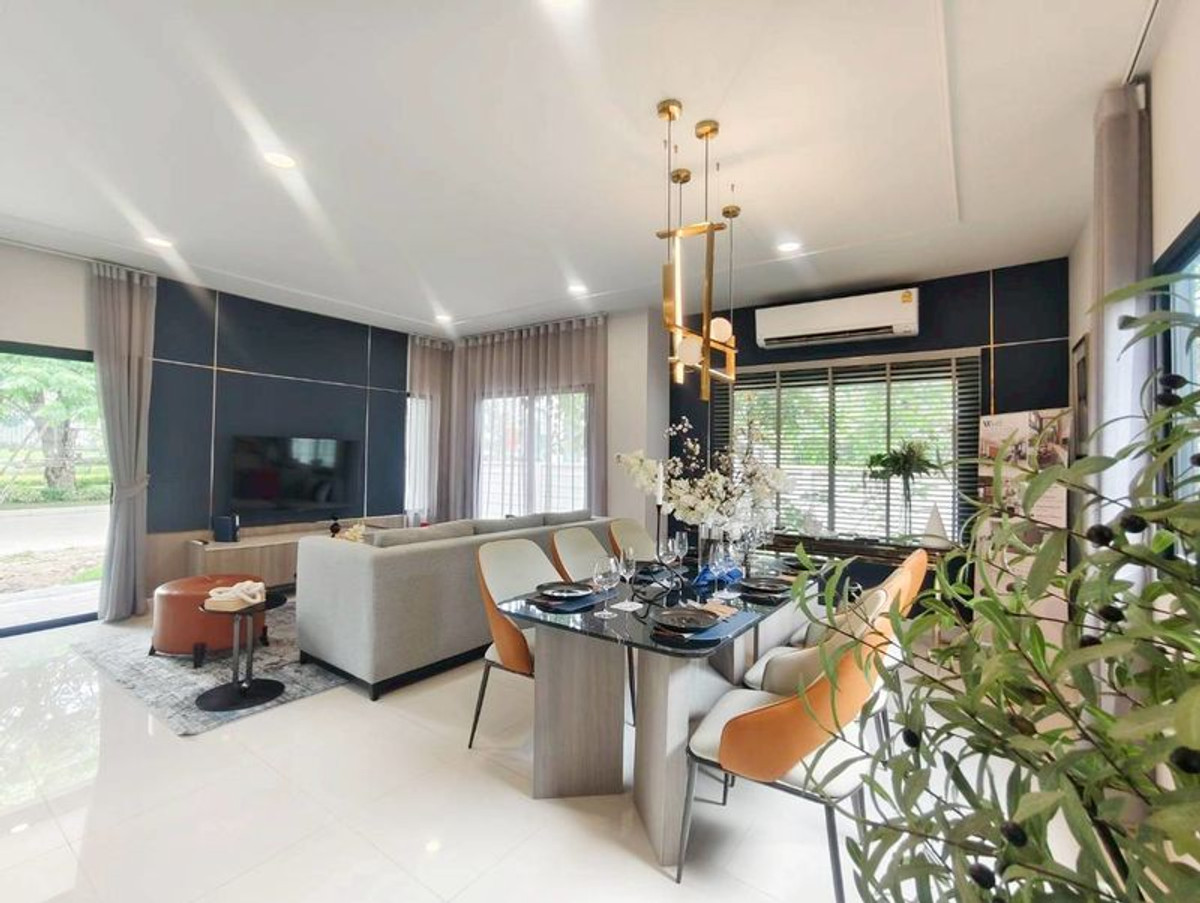 For SaleRama5, Ratchapruek, Bangkruai : 2-story detached/detached house for sale, Britannia Ratchaphruek-Kanchanaphisek project, usable area 145 - 190 square meters, 3-4 bedrooms, Soi Wat Tha Kwian. Khlong Phra Udom Subdistrict Lat Lum Kaeo District Pathum Thani Province