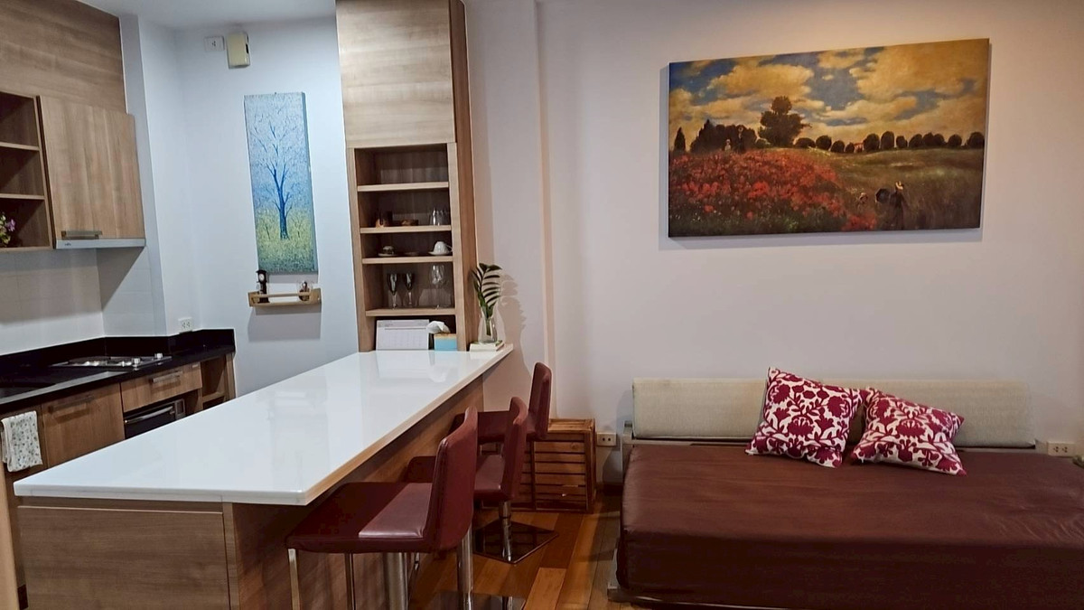 For RentCondoWongwianyai, Charoennakor : (For Rent) Condo Hive Sathorn I 1-BR, beautiful room, fully furnished + electrical appliances ㅡ Near 🚆BTS Krung Thonburi