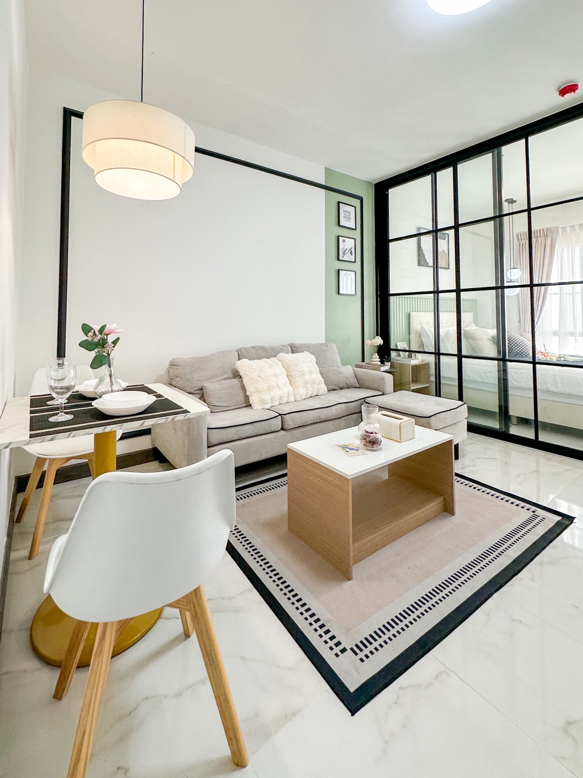 ขายคอนโดโชคชัย4 ลาดพร้าว71 : 🔥 The Tree ลาดพร้าว-วังหิน แต่งใหม่กริ๊บ✨ ชั้น 8 วิวโล่ง ลมดี อยู่แล้วรวย ตกแต่งเสร็จ 🧳 หิ้วกระเป๋ามาเลย